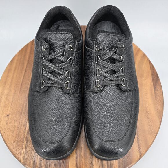 Orthofeet Shoes Mens 12 D Black Leather Walking Comfort Orthopedic Sneakers main image 2